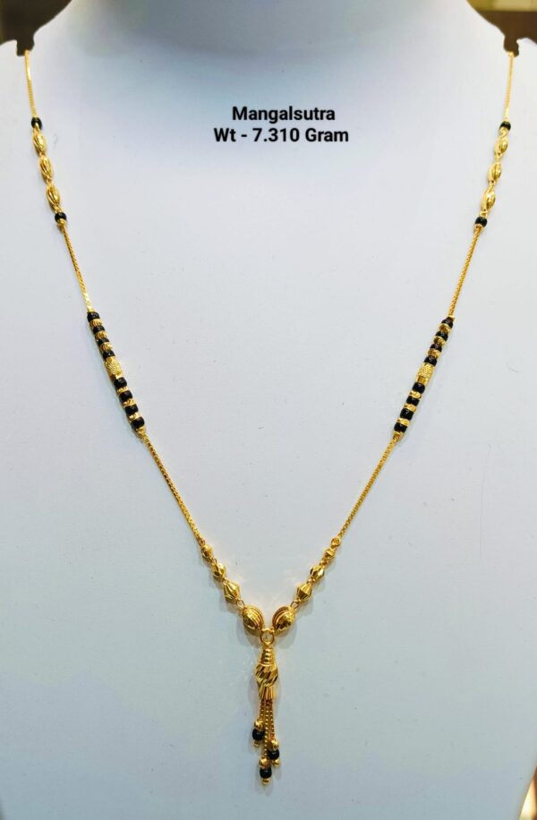 22 Kt Gold Fancy Light Weight Mangalsutra-21