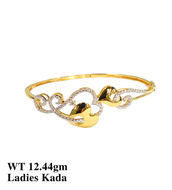 22kt Gold Flexi Kada for Women's-37