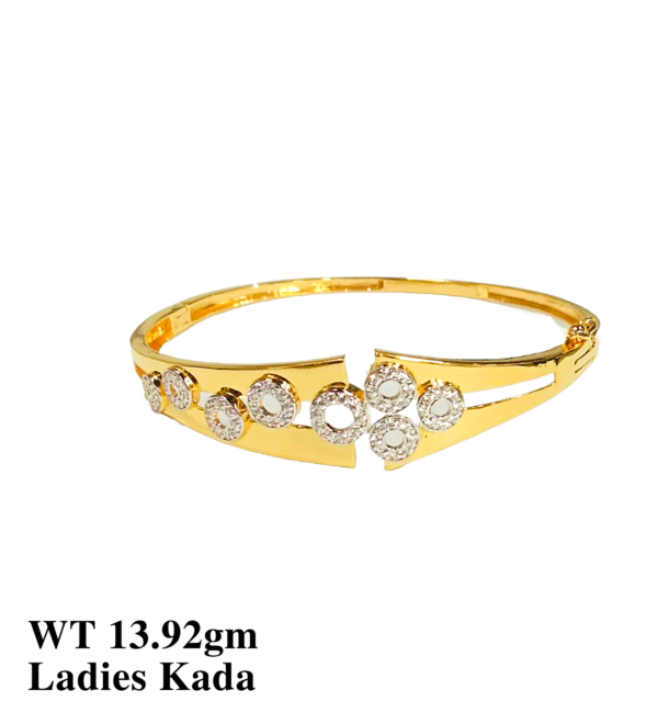 22kt Gold Flexi Kada for Women's-49
