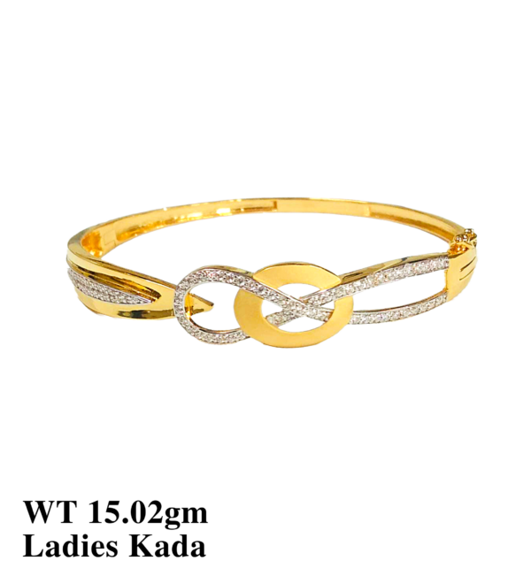 22kt Gold Flexi Kada for Women's-47
