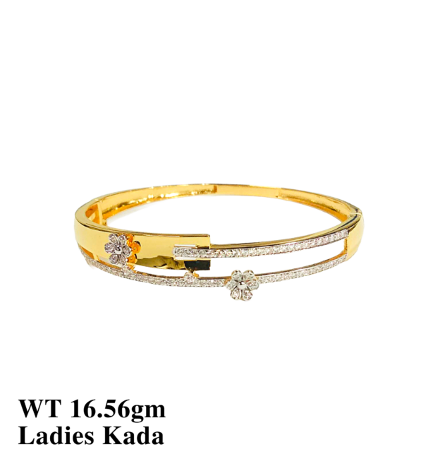 22kt Gold Flexi Kada for Women's-46