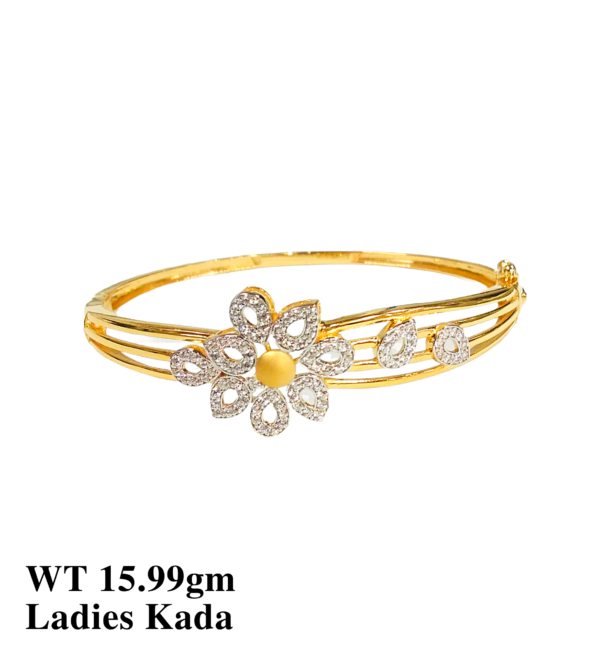 22kt Gold Flexi Kada for Women's-45