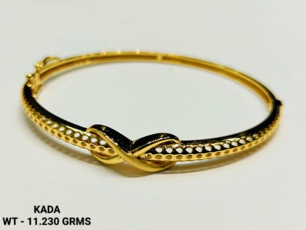 22kt Gold Flexi Kada for Women's-27