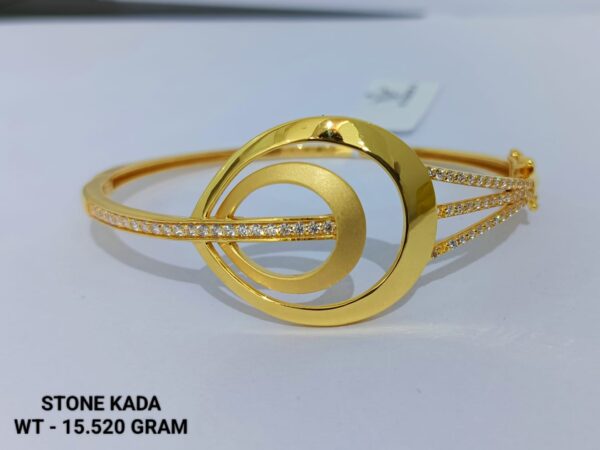 22kt Gold Flexi Kada for Women's-25