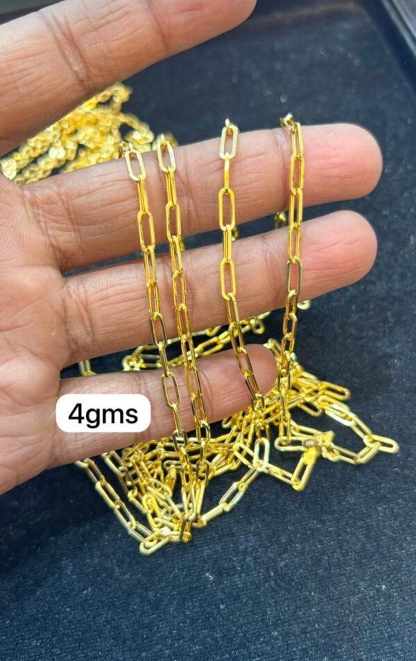 22kt Gold Chain for men's 12