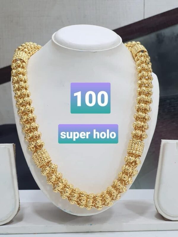 22kt Gold Hollow Chain for Men's 02