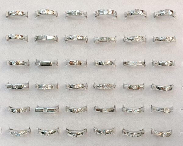 925 Sterling Silver Stone Ring for women's 32