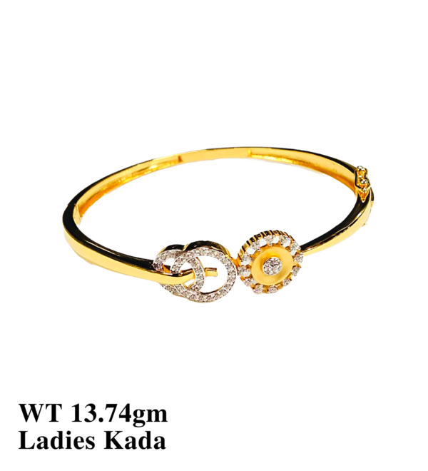 22kt Gold Flexi Kada for Women's-36