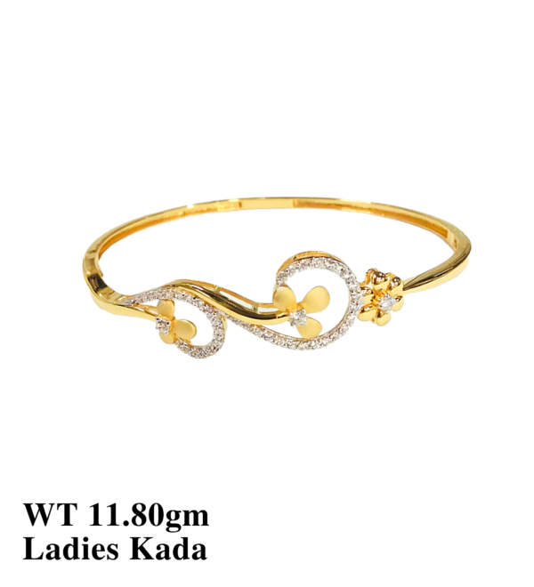 22kt Gold Flexi Kada for Women's-41