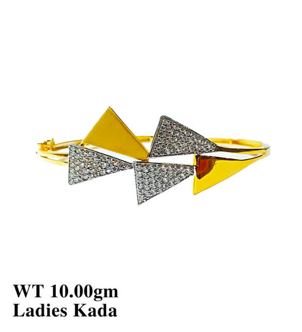 22kt Gold Flexi Kada for Women's-57