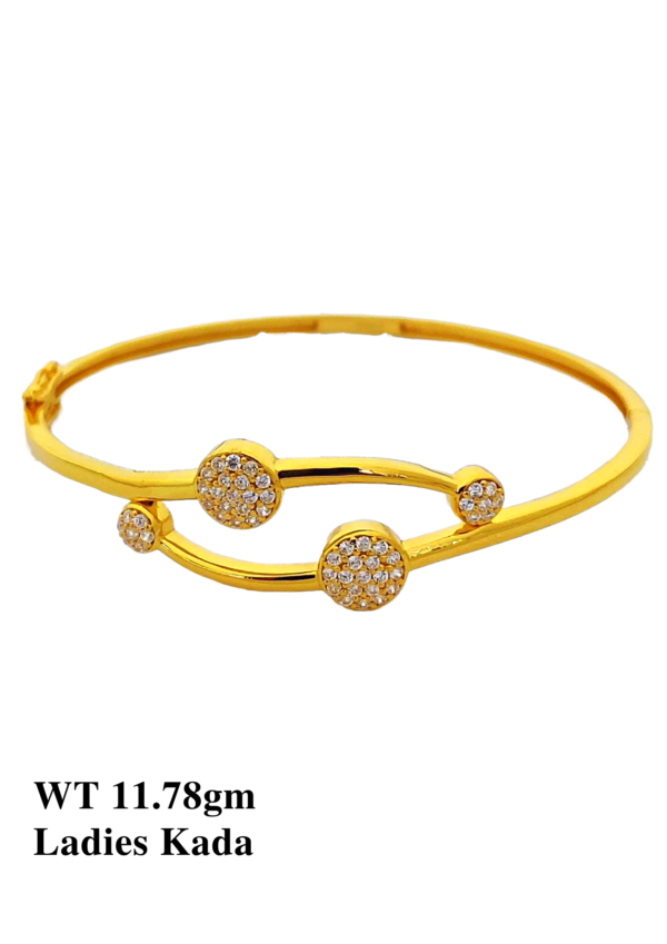 22kt Gold Flexi Kada for Women's-39