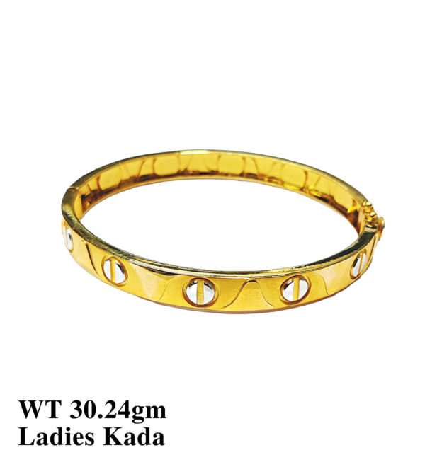 22kt Gold Flexi Kada for Women's-04