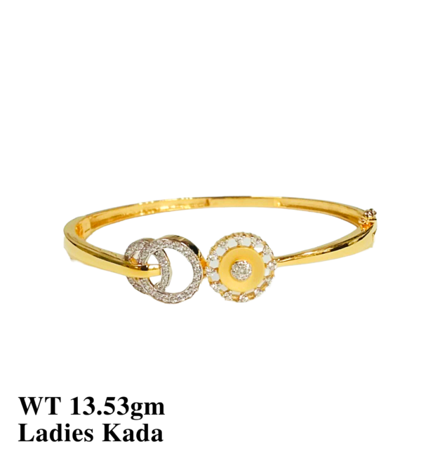 22kt Gold Flexi Kada for Women's-56