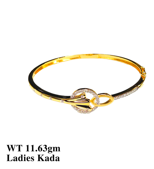 22kt Gold Flexi Kada for Women's-53