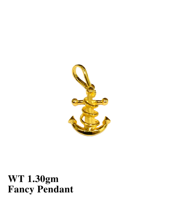 Gold 916 Stone Pendant for Women's 04