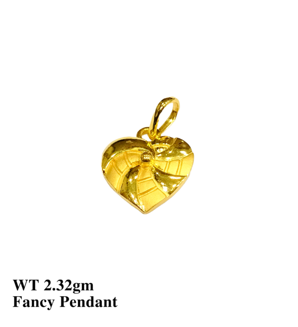 Gold 916 Stone Pendant for Women's 03