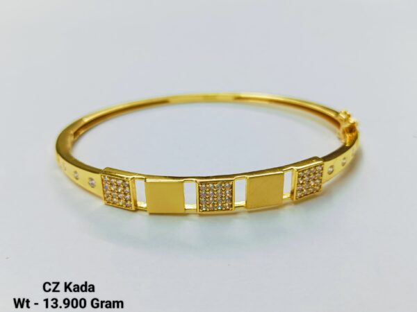 22kt Gold Flexi Kada for Women's-10