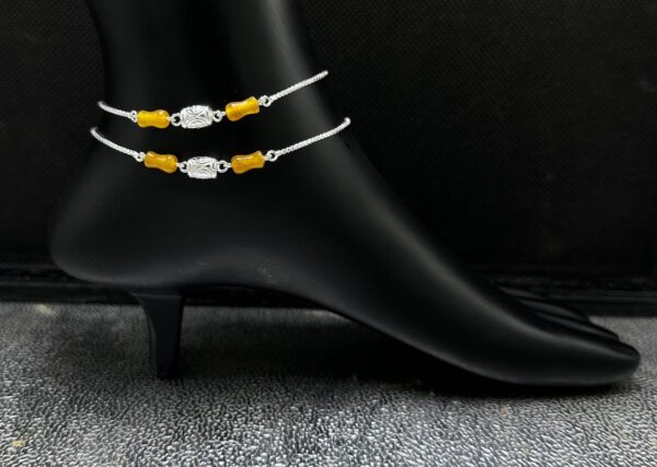 925 Fancy Silver Payal 25