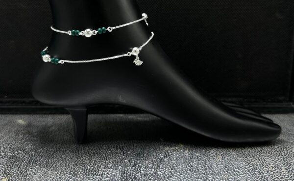 925 Fancy Silver Payal 11