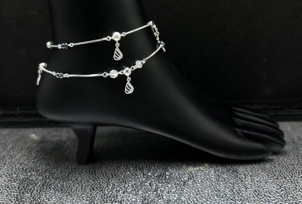 925 Fancy Silver Payal 48