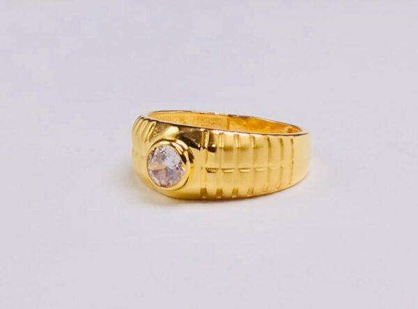 Gent’s Silver Stone Ring 16