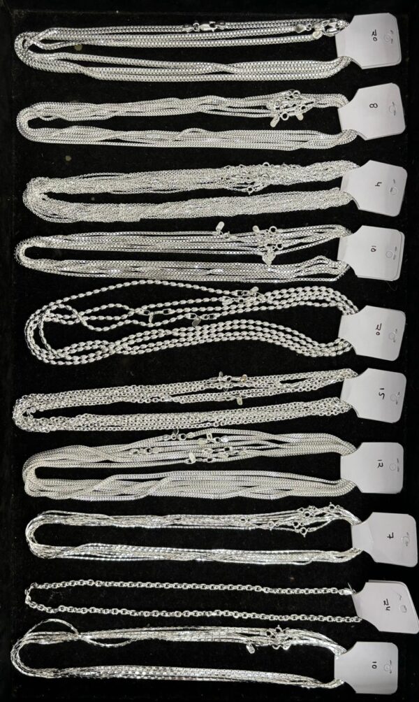 925 silver men's chain 19
