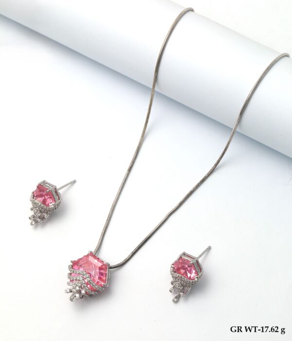 Diamond Necklace With Earrings Set 13