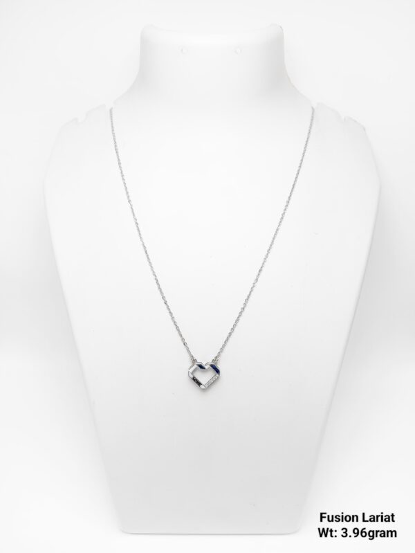 925 Sterling Silver Fusion Lariat 27