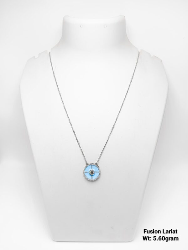 925 Sterling Silver Fusion Lariat 26