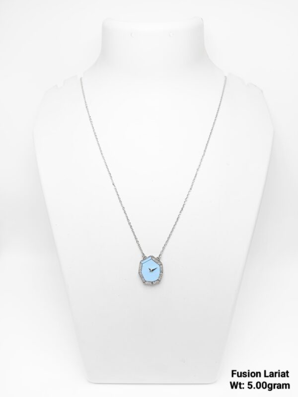 925 Sterling Silver Fusion Lariat 23