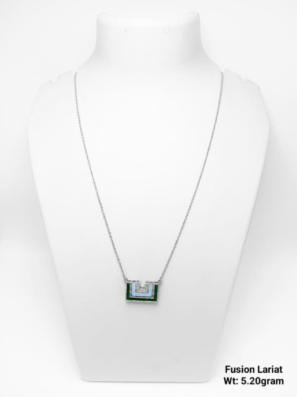 925 Sterling Silver Fusion Lariat 21