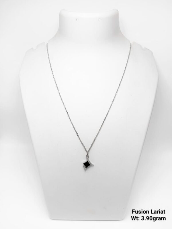 925 Sterling Silver Fusion Lariat 19