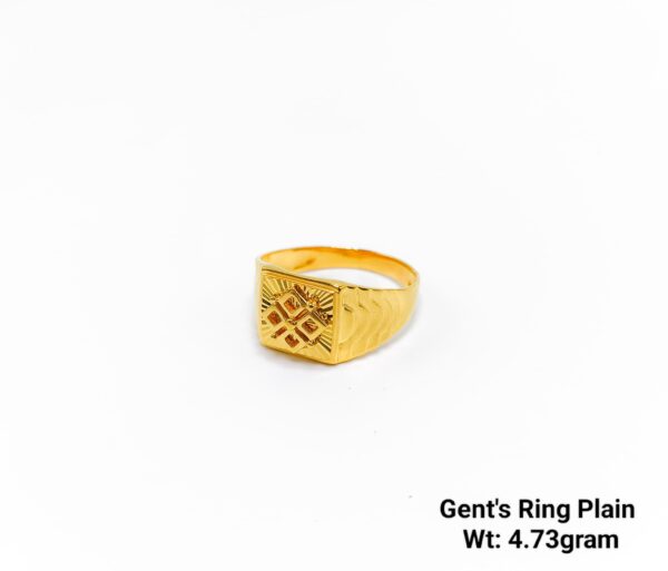 Gents Plain Ring 6