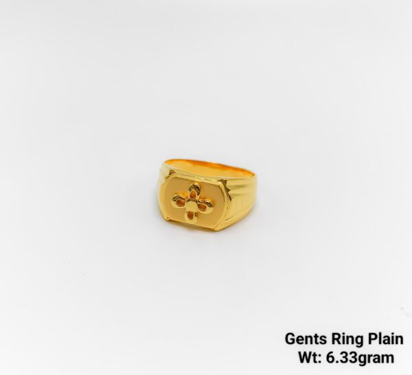 Gents Plain Ring 18