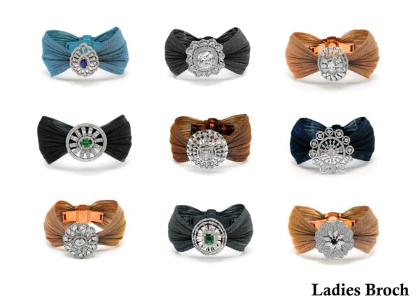 Fancy Ladies Silver Pin / Coat Brooch