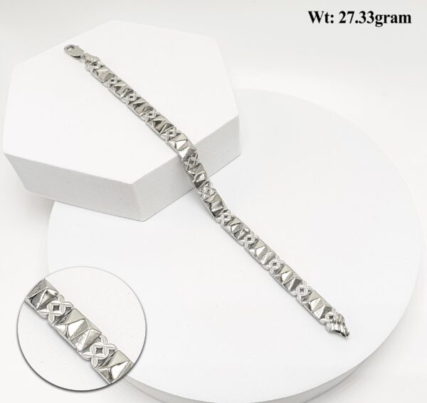 New Design 925 Sterling Silver Men's Bracelet 48