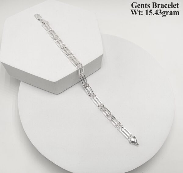 New Design 925 Sterling Silver Men's Bracelet 34