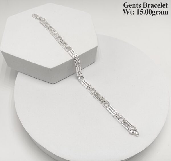 New Design 925 Sterling Silver Men's Bracelet 37