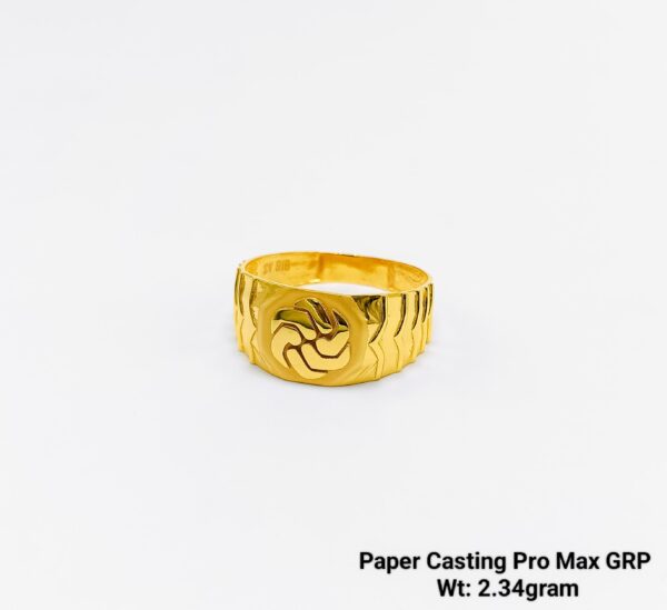 Paper Casting Gents Ring Plain 56