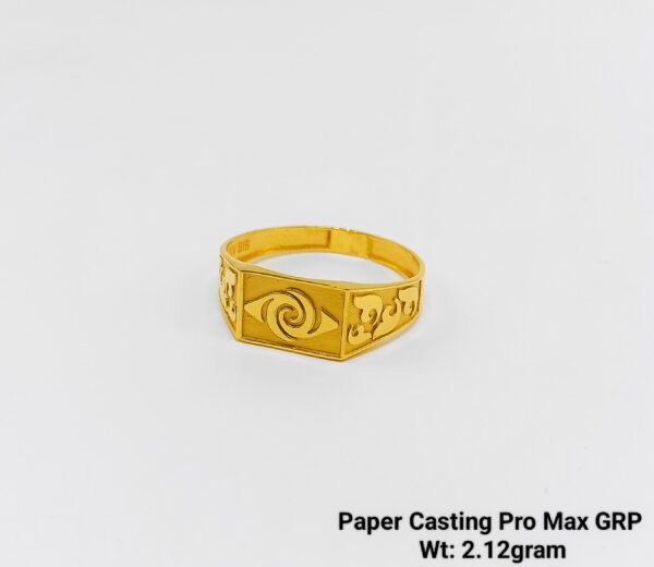 Paper Casting Gents Ring Plain 55