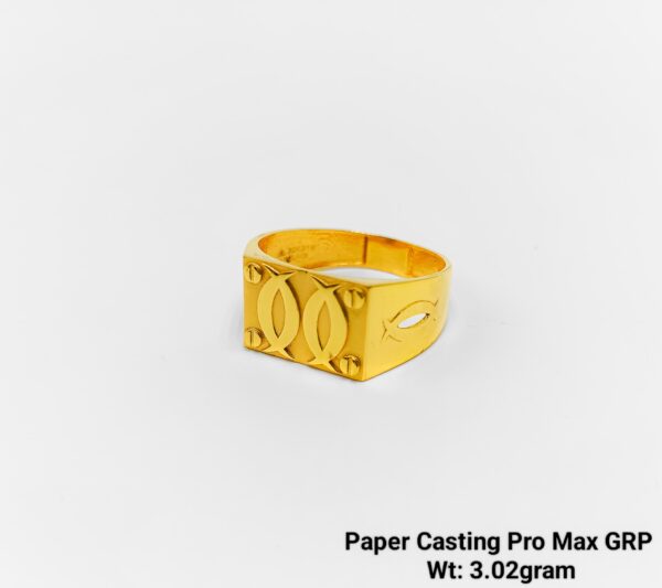 Paper Casting Gents Ring Plain 53
