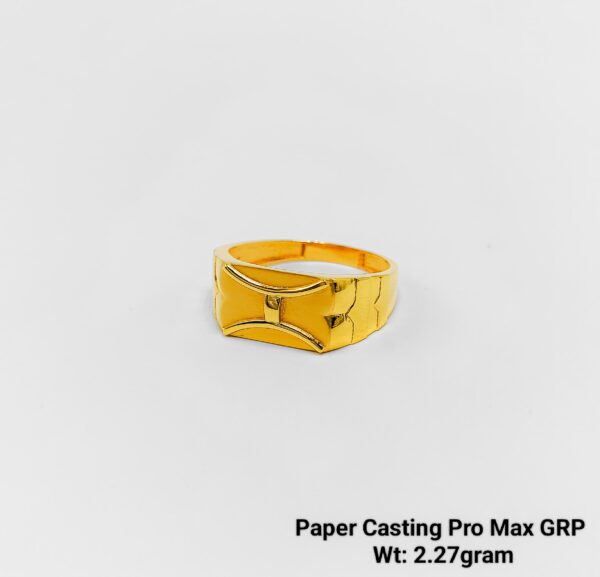 Paper Casting Gents Ring Plain 52