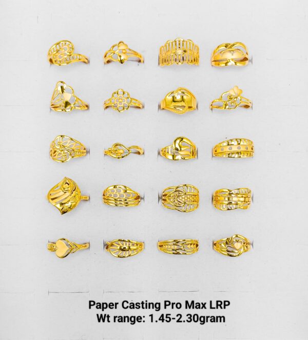 Paper Casting Ladies Ring Plain 18