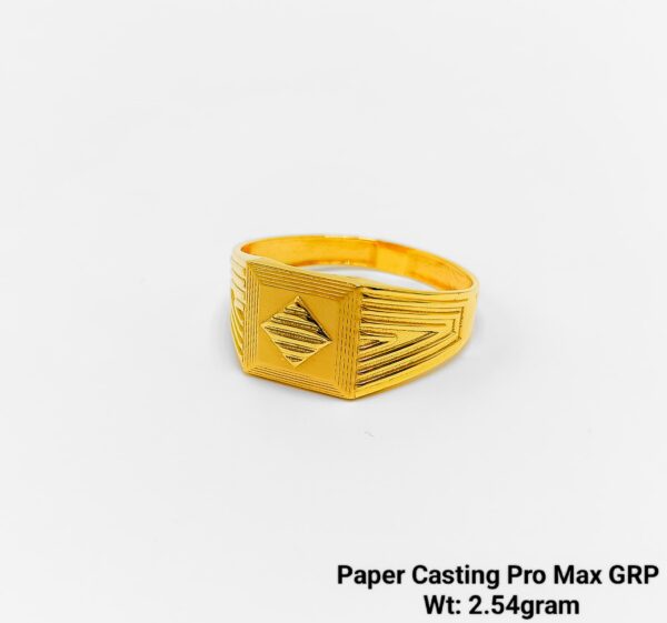 Paper Casting Gents Ring Plain 46