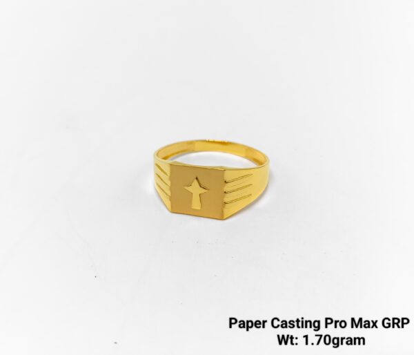 Paper Casting Gents Ring Plain 43