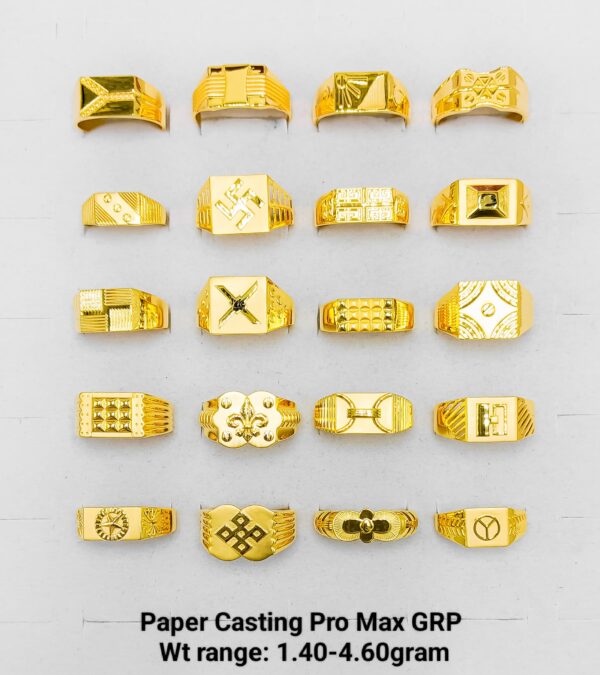 Paper Casting Gents Ring Plain 45