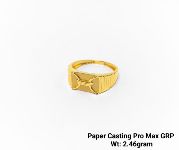 Paper Casting Gents Ring Plain 40