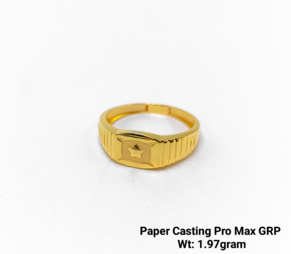 Paper Casting Gents Ring Plain 38