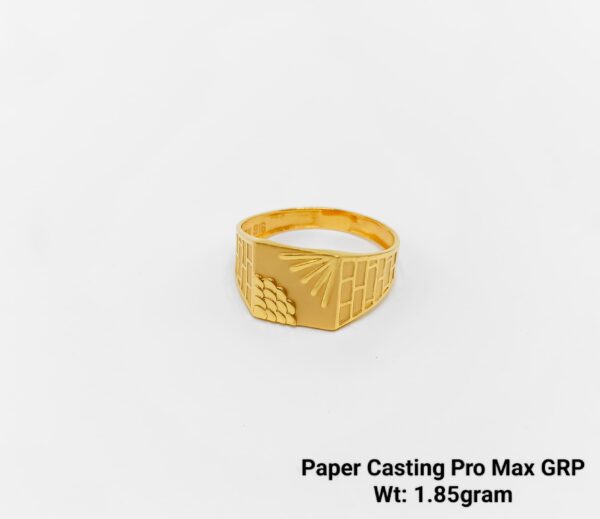 Paper Casting Gents Ring Plain 36