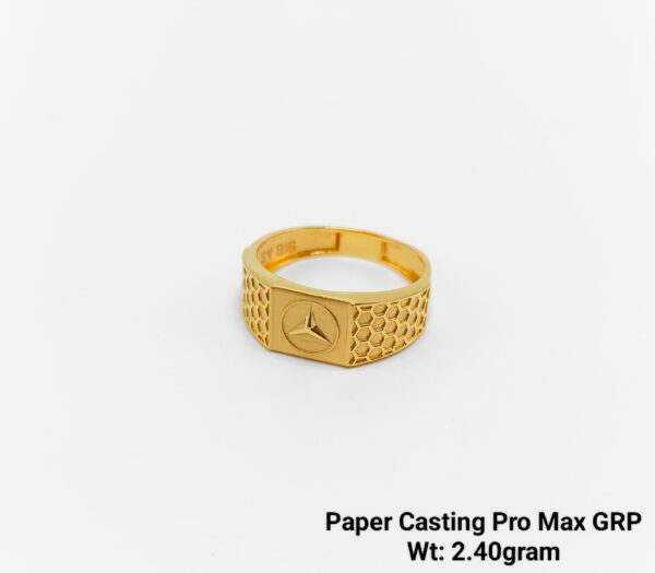 Paper Casting Gents Ring Plain 34